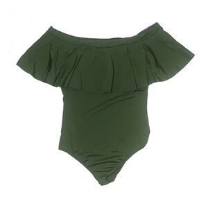 Green Off The Shoulder Bodysuit M